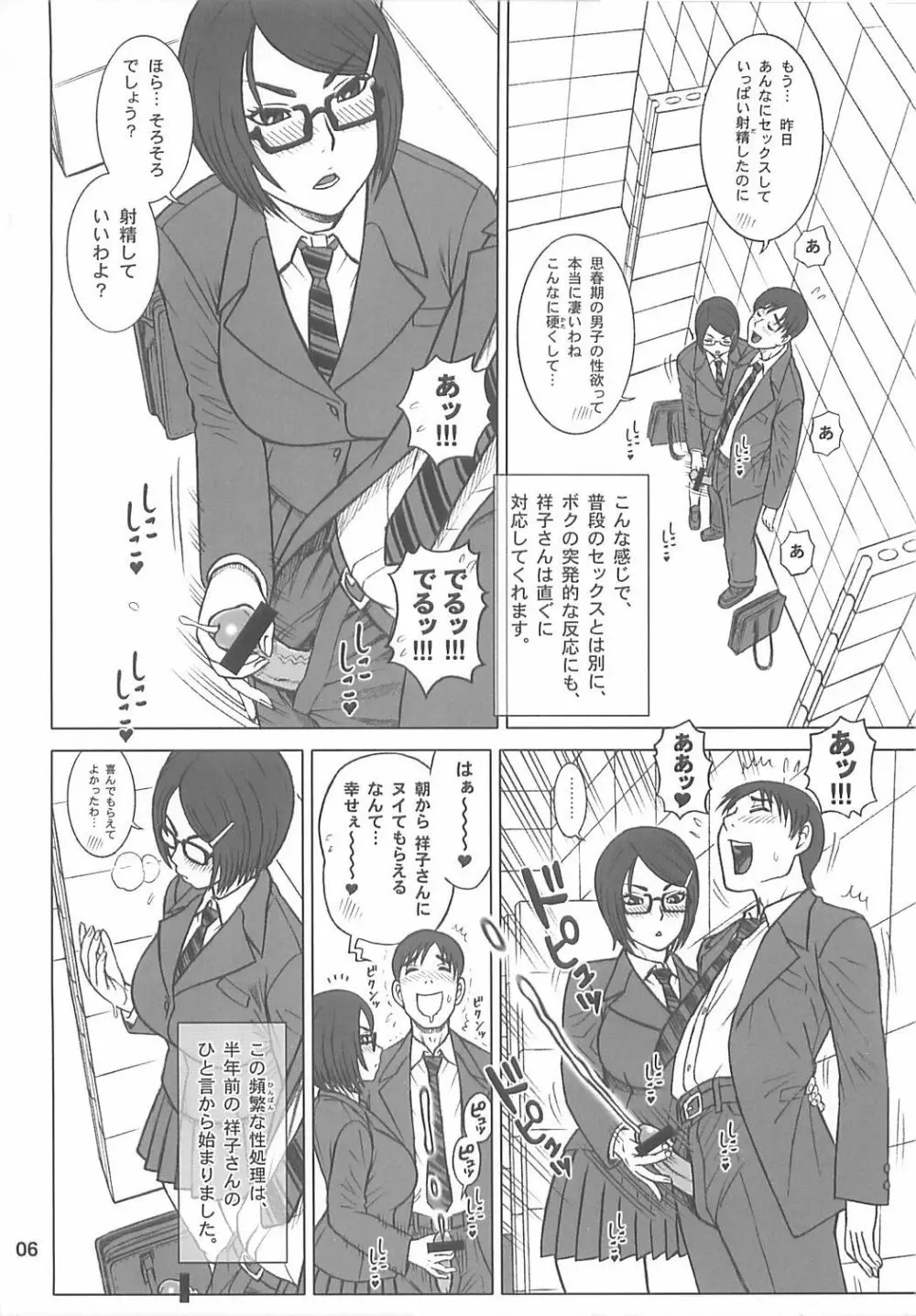 31回転 祥子さんのオナホ ♥ 宣言!! Page.6