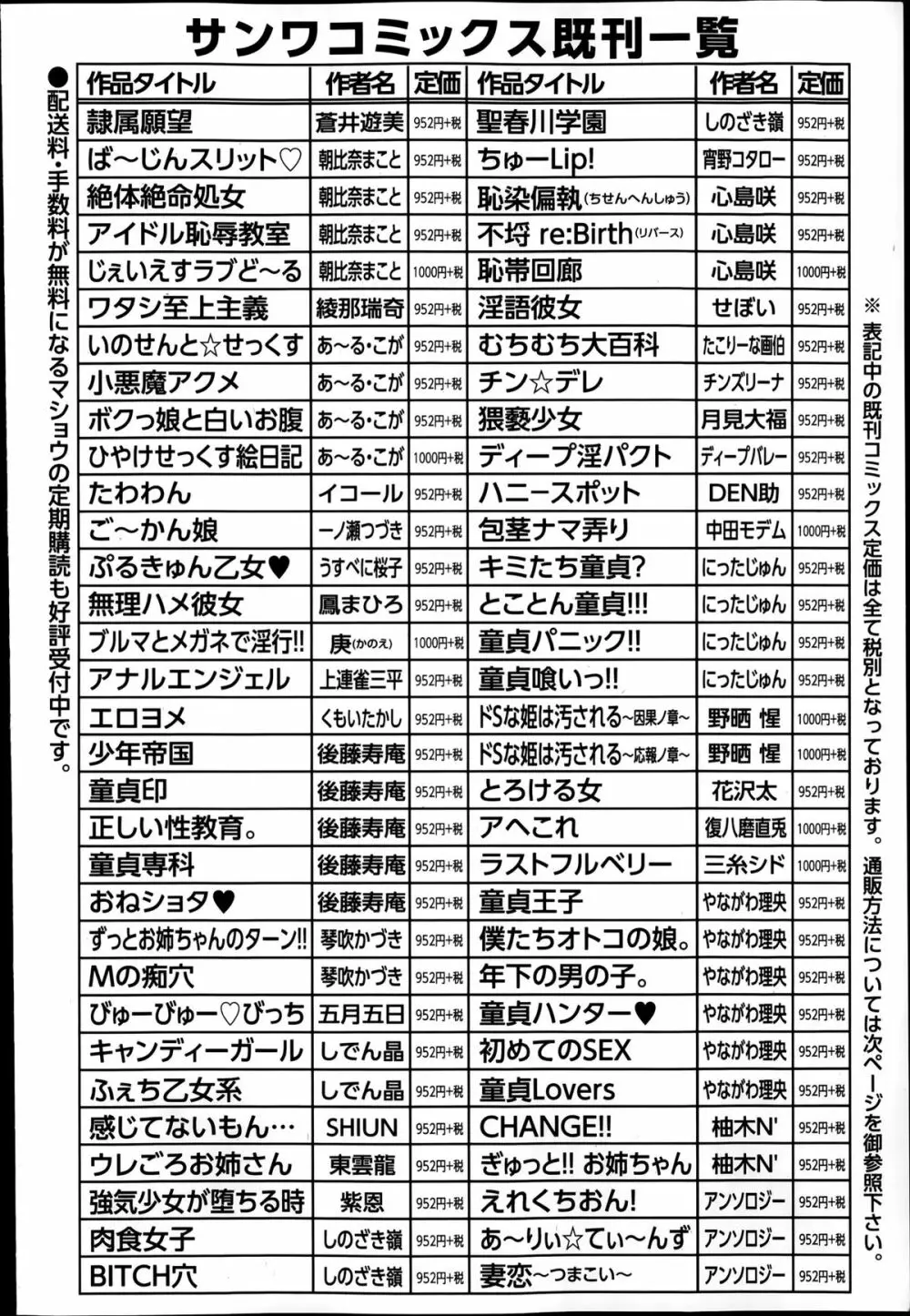 コミック・マショウ 2014年4月号 Page.252