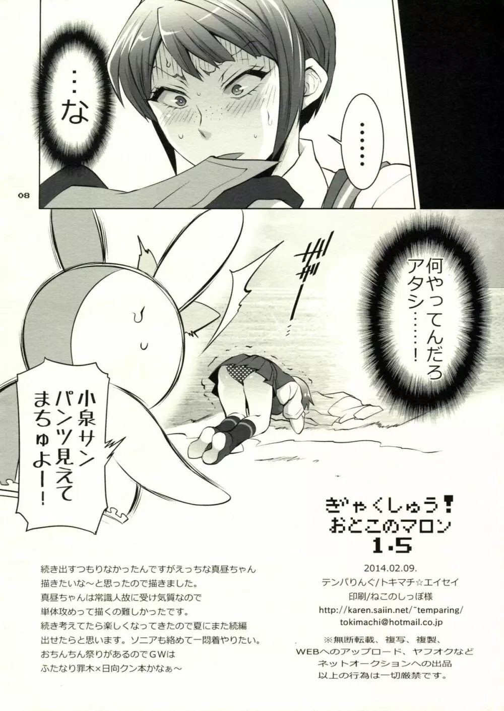 ぎゃくしゅう!おとこのマロン1.5 Page.8