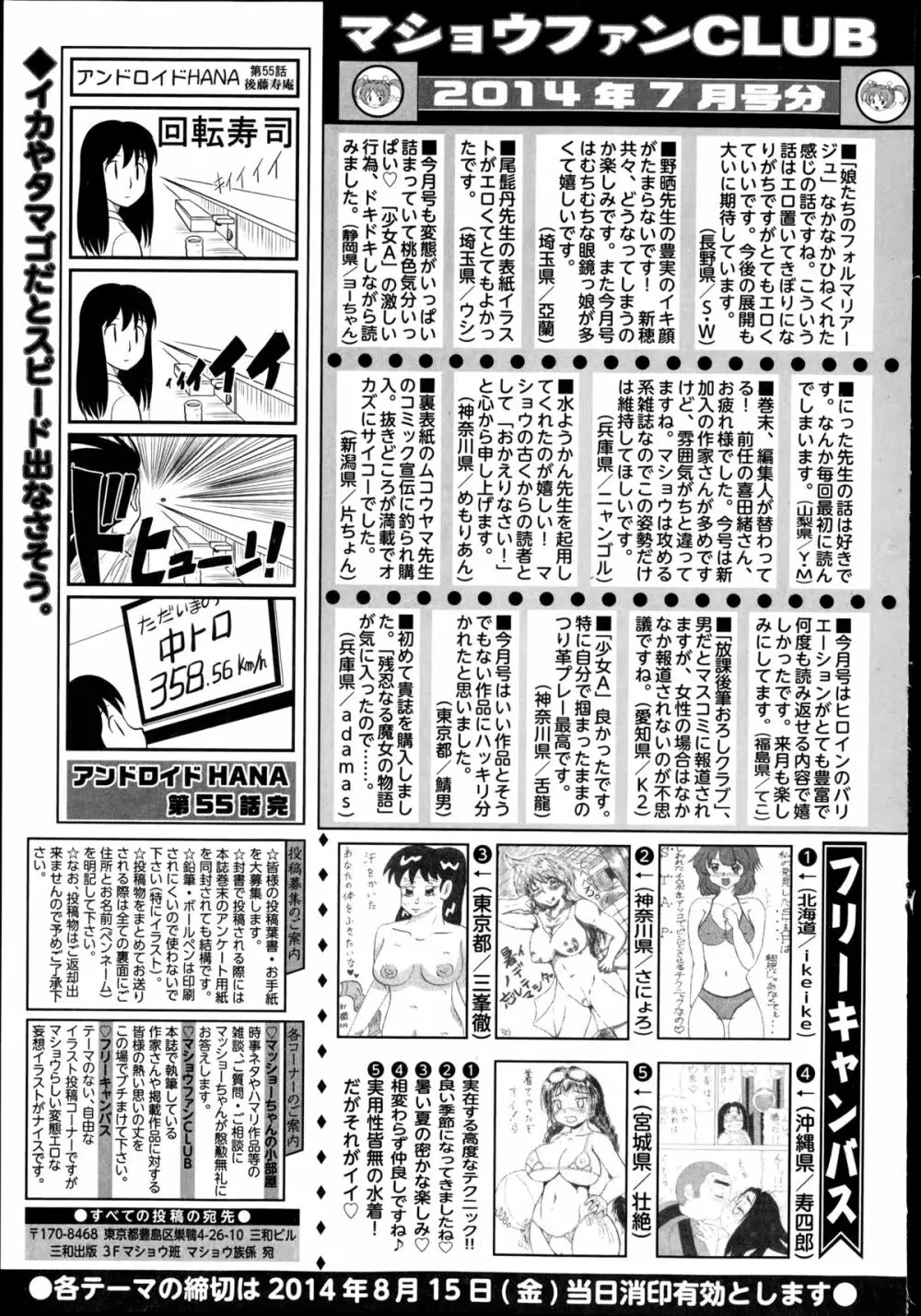 コミック・マショウ 2014年9月号 Page.255