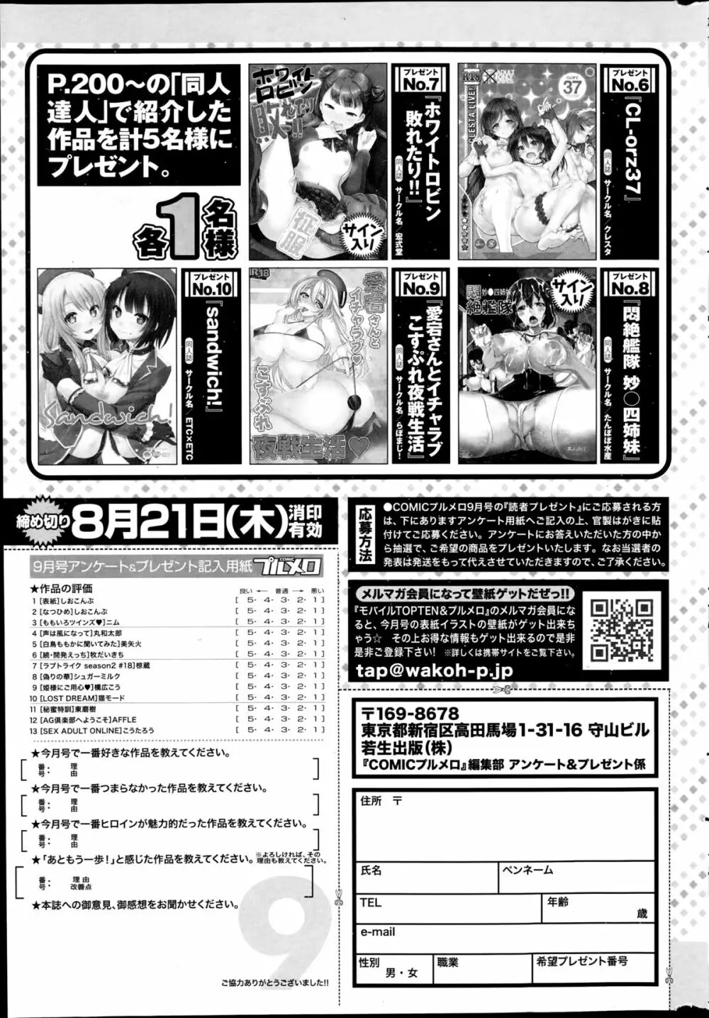 COMIC プルメロ 2014年9月号 Page.205