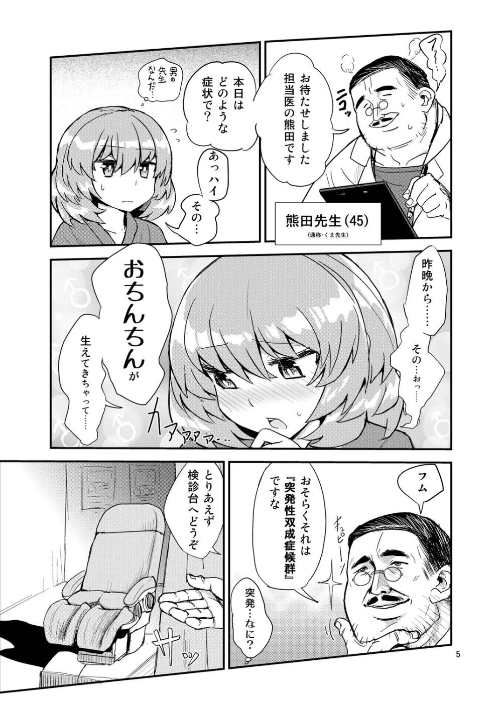 ふたなり診察タイム Page.4