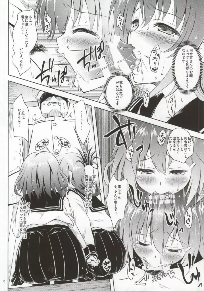 (サンクリ64) [しあわせ甘味料 (幸灯)} らいでんてぃてぃ (艦隊これくしょん -艦これ-) Page.9