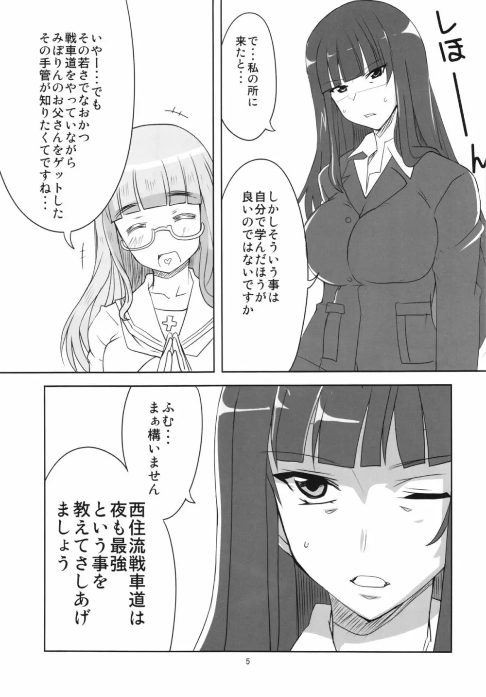 夜の西住流 Page.7