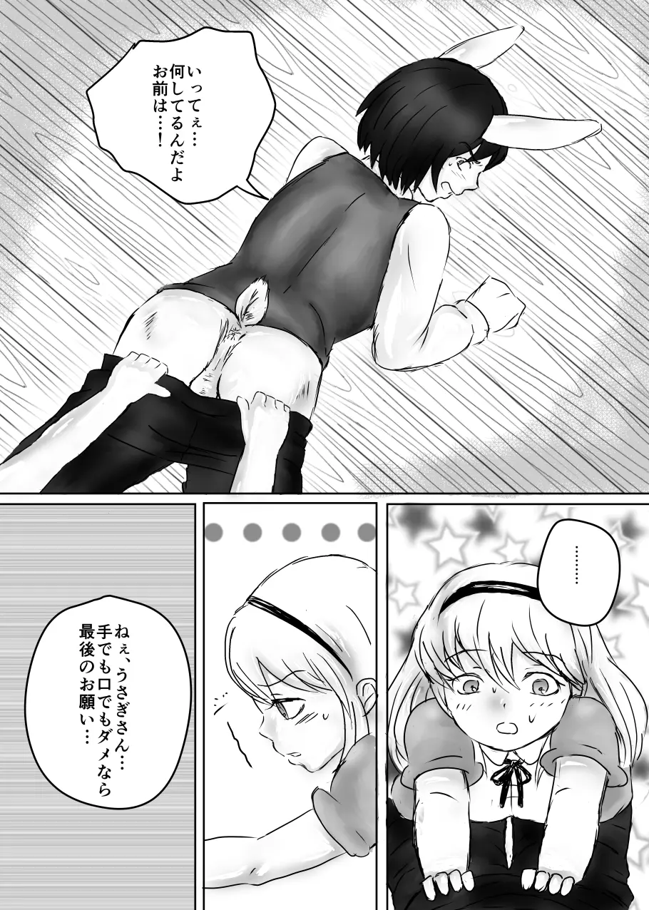 ふたなりアリスと白兎お兄さんのある昼下がりの出来事 Page.15