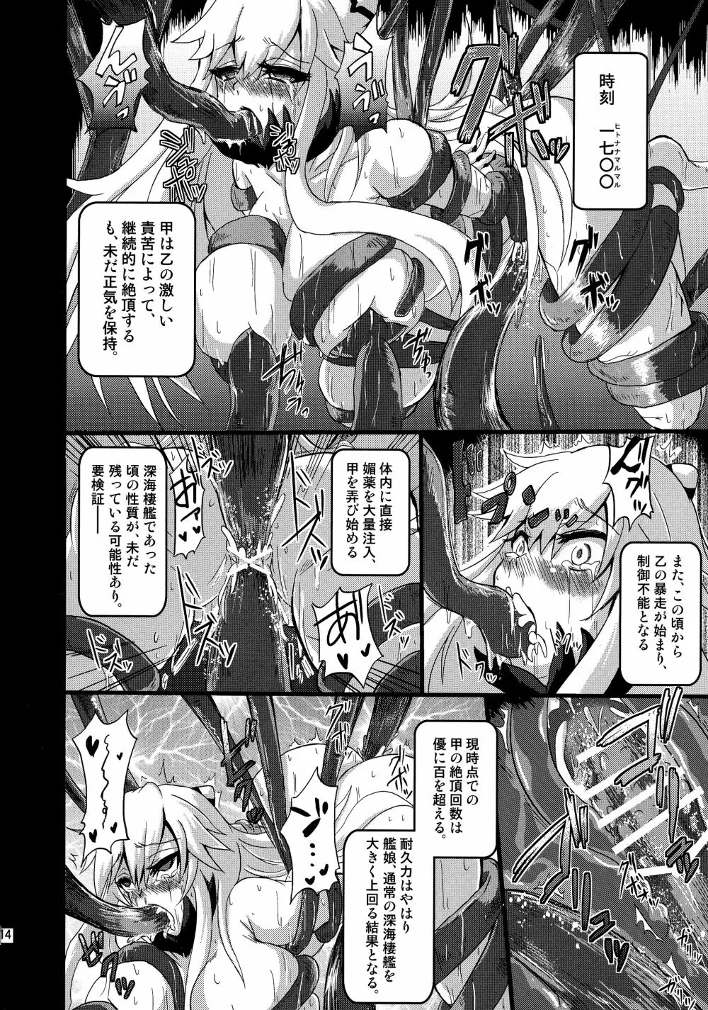 中間棲姫 調教報告書 Page.14