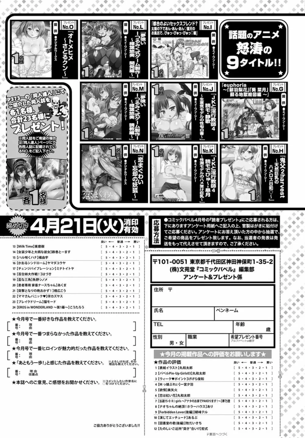 COMIC BAVEL 2015年4月号 Page.383