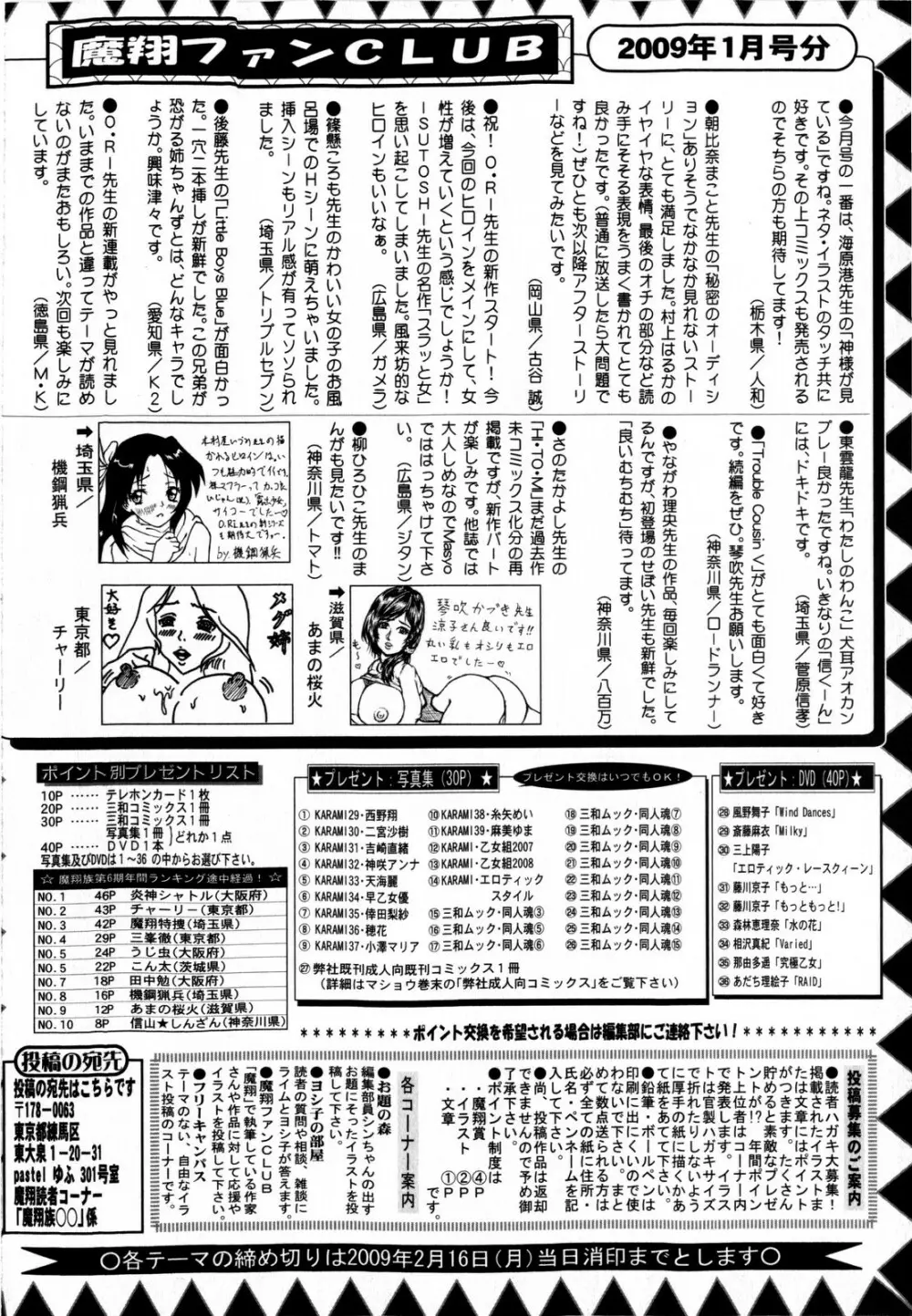 コミック・マショウ 2009年3月号 Page.256