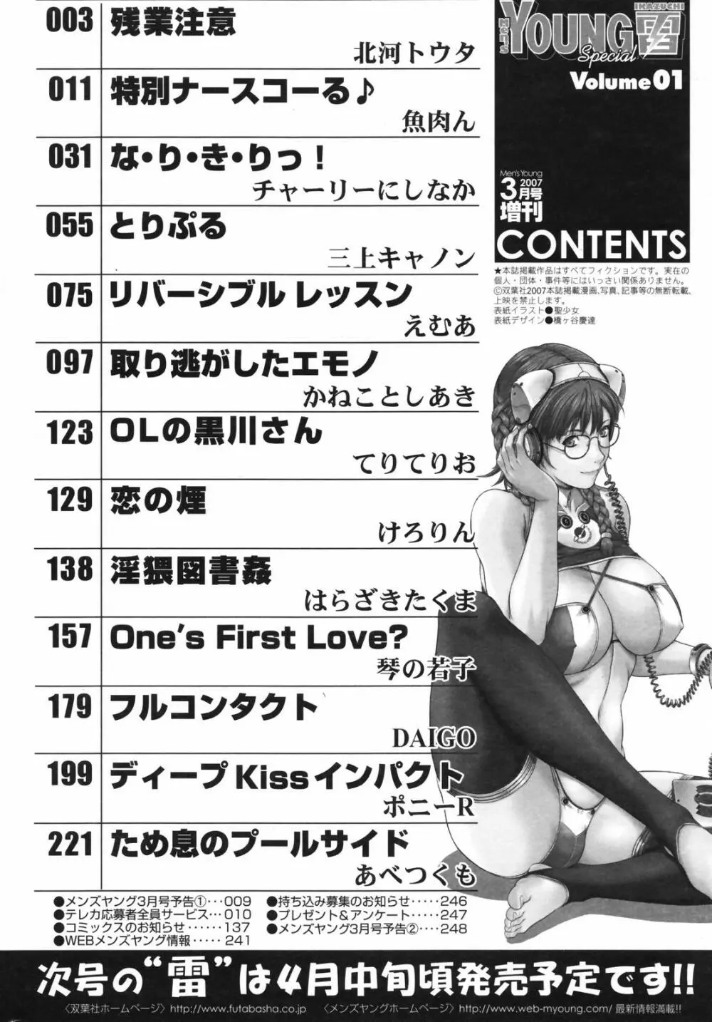 メンズヤングスペシャル雷 2007年3月号 Vol.01 Page.250