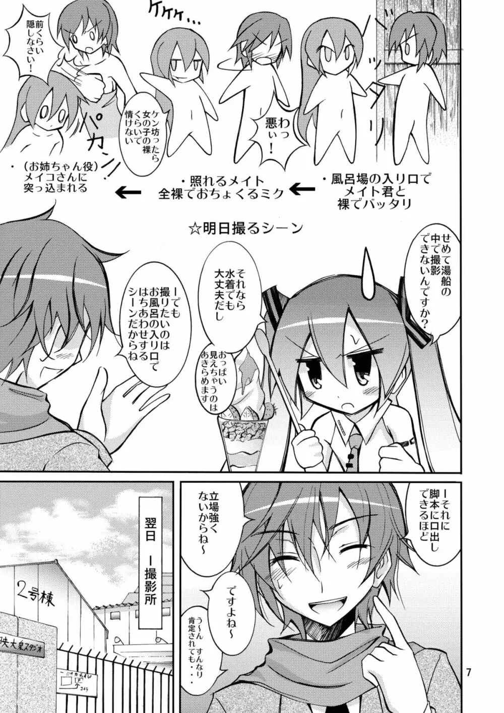 ちびミクの撮影現場ですっぽんぽん Page.6