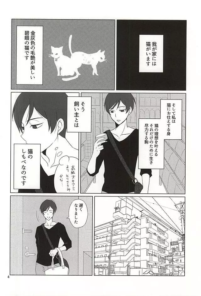 下僕、猫を飼う Page.2