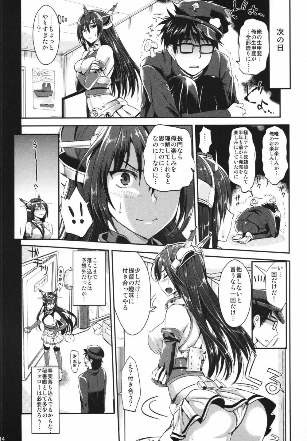 戦艦長門と変態提督 Page.14