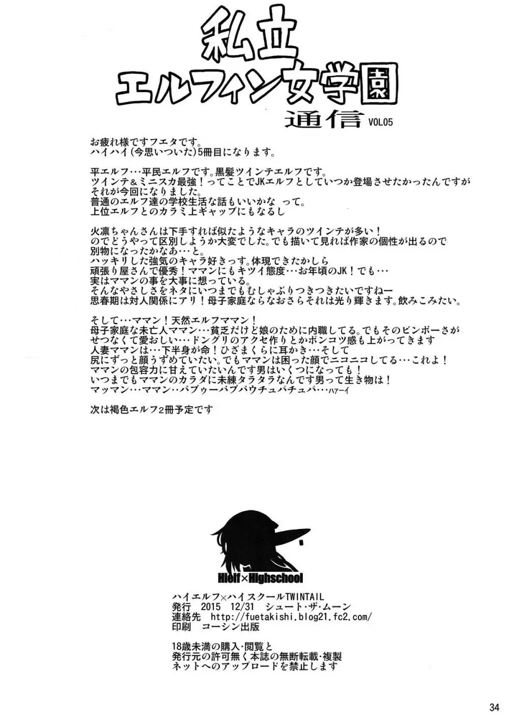 ハイエルフxハイスクール TWINTAIL Page.35