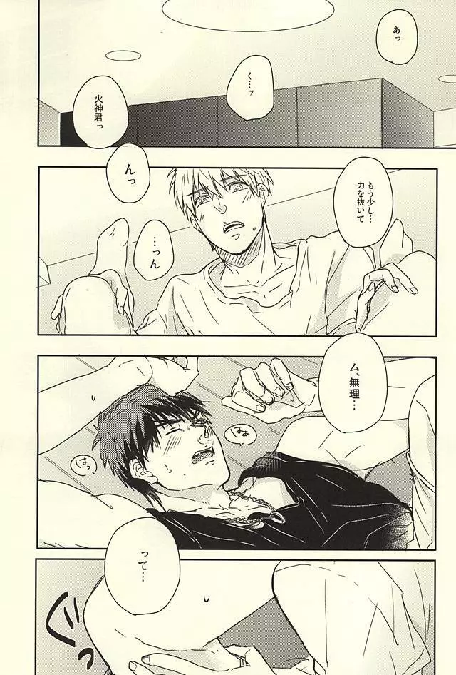 火神くん身体硬すぎです。 Page.2