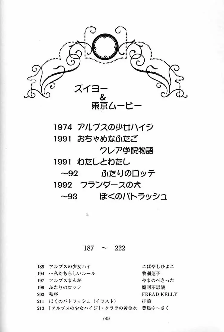 腹腹時計 FINAL CALPIS THEATER 7:30 Page.187