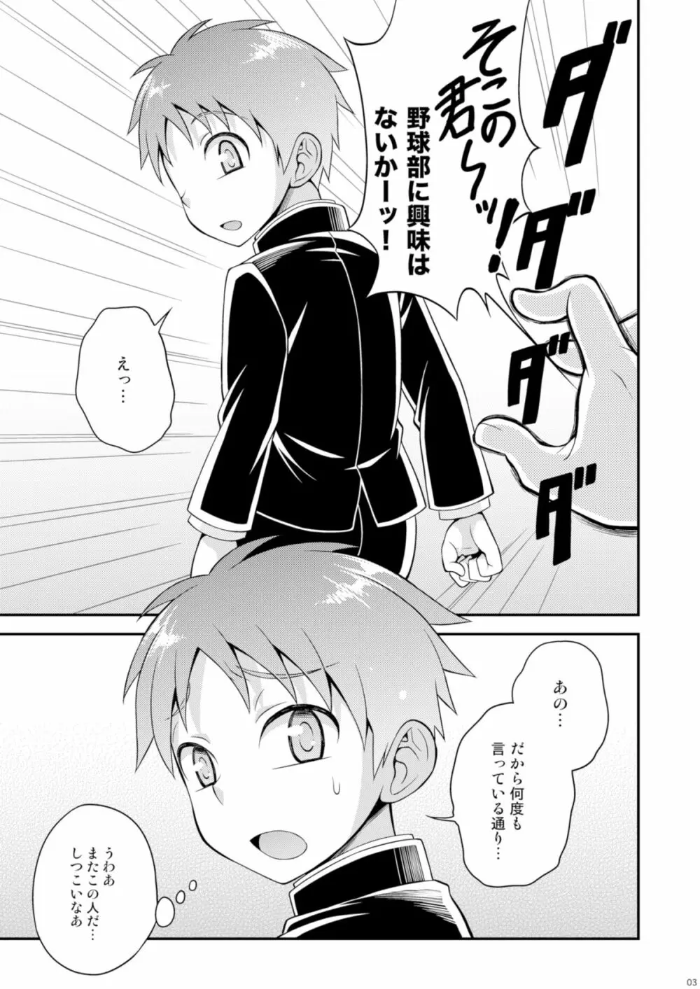 汗と涙とケツバット Page.2