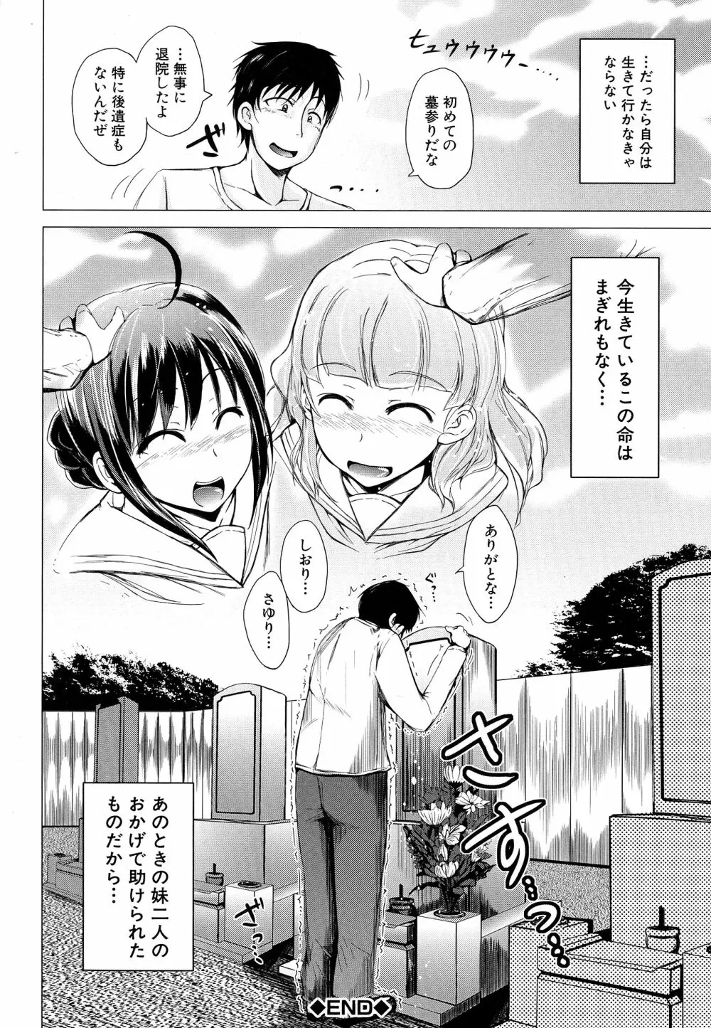 初エッチは妹でした Page.182