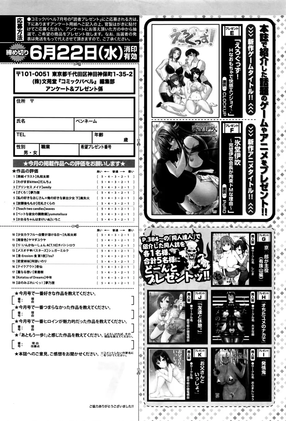 COMIC BAVEL 2016年7月号 Page.392