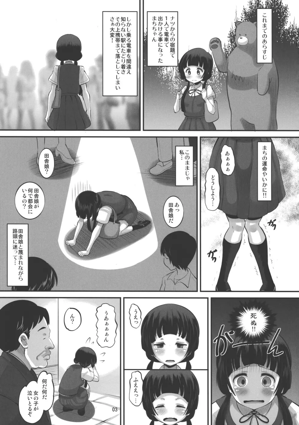 まちちゃん、都会は危ないよ？ Page.2