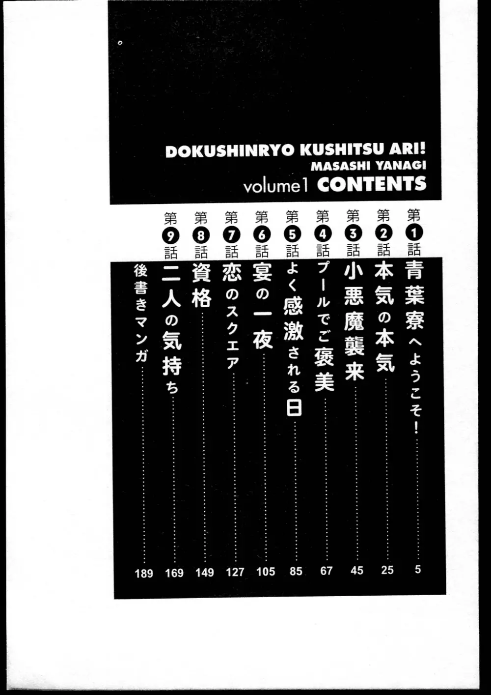Dokushinryo kushitsu ari! 1 Page.2