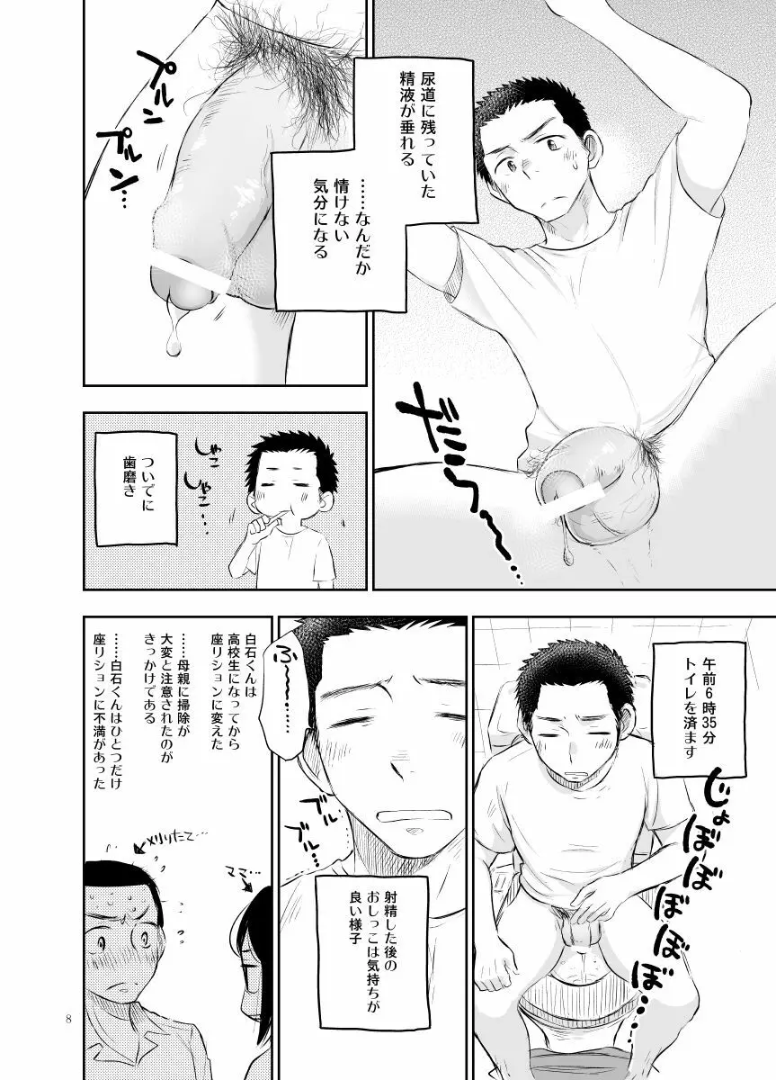 白石くんのいちにち。 Page.8