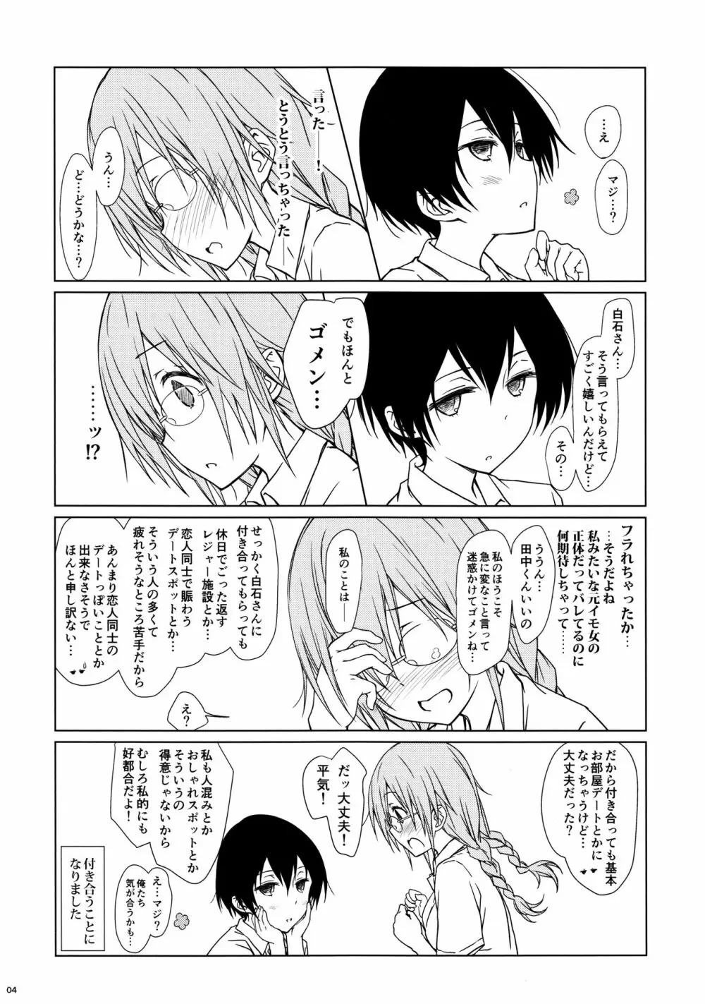 白石さんもわりとやらしげ Page.3