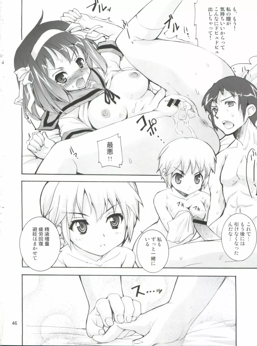 涼宮ハルヒの狂乱 Page.45